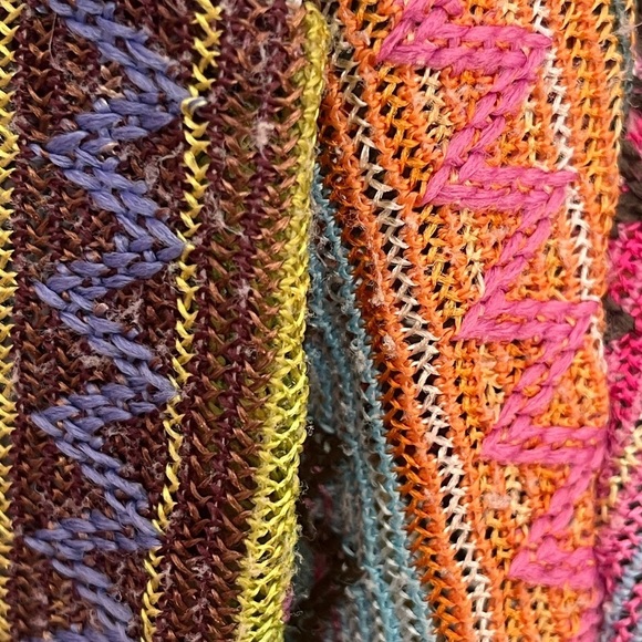 CM Shapes Multicolor Knit Light Cardigan Women Size 5X - Picture 5 of 5